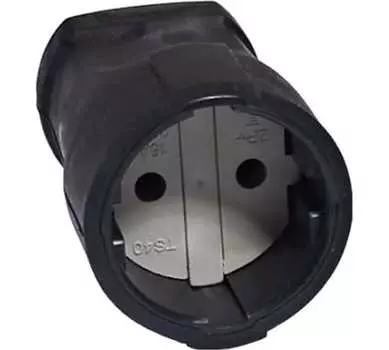 Розетка UNIVersal ОА0150, переносная, однопостовая, 10А, в сборе, IP20, черный (ОА0150)