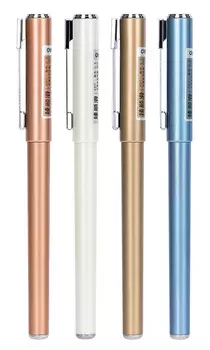 Ручка гелевая Deli A517, черный, колпачок (1211369)