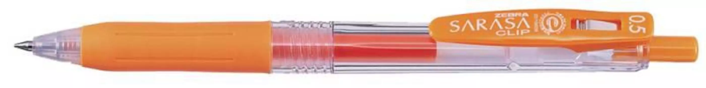 Ручка гелевая Zebra SARASA 828934, оранжевый (828934)