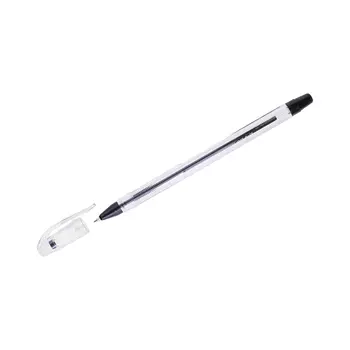 Ручка масляная Crown OJ-500, черный, пластик, колпачок, картонная коробка (OJ-500)