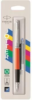 Ручка перьевая Parker Jotter Originals F60 Orange CT M, пластик, колпачок, блистер (2096881)