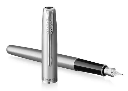 Ручка перьевая Parker Sonnet F546, 1, сталь нержавеющая, колпачок, подарочная упаковка (2146873)