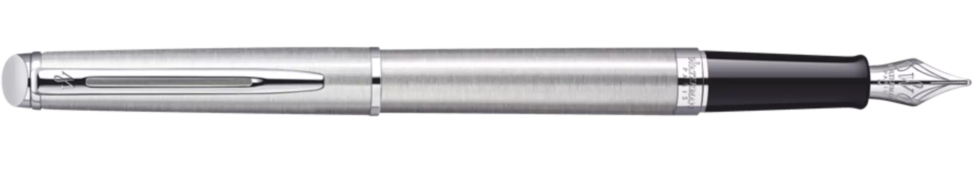 Ручка перьевая Waterman Hemisphere, 1, сталь нержавеющая, колпачок, подарочная упаковка (S0920410)