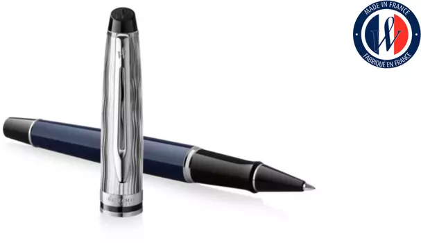 Ручка роллер Waterman Expert L`Essence du Bleu LaqBlue CT (CW2166429)