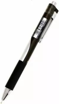 Ручка шариковая автомат DELI Upal, черный, пластик (EQ16-BK)