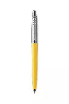 Ручка шариковая автомат Parker Jotter Originals Yellow CT, синий, нержавеющая сталь, пластик, блистер (CW2076056)