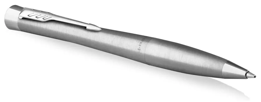 Ручка шариковая автомат Parker Urban Core Metro Metallic CT, черный, лак, латунь, подарочная упаковка (2150860)