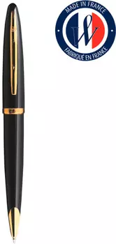 Ручка шариковая автомат Waterman Carene, цвет чернил: синий, латунь лакированная, подарочная упаковка (CWS0700380)