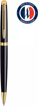 Ручка шариковая автомат Waterman Hemisphere, цвет чернил: синий, латунь лакированная, подарочная упаковка (CWS0920670)
