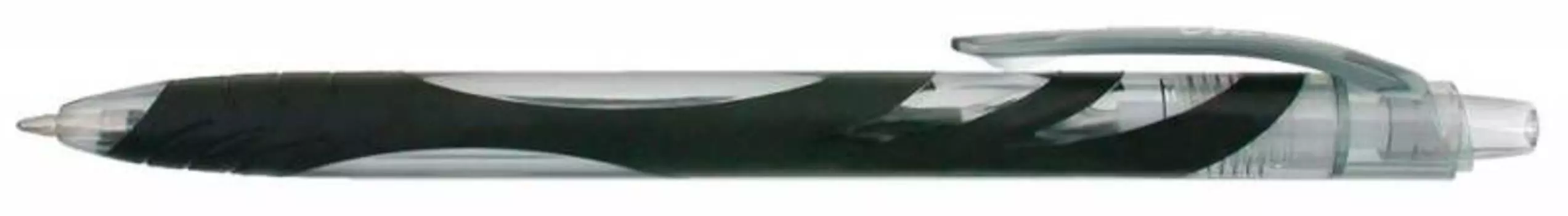 Ручка шариковая автомат Zebra OLA, черный, пластик (BP123-BK)