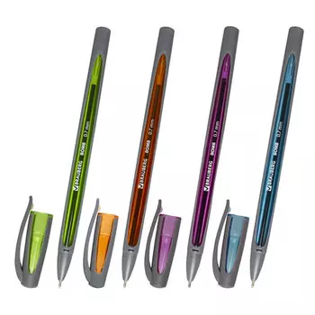 Ручка шариковая Brauberg BOMB GT Metallic, синий, пластик, колпачок (143348)