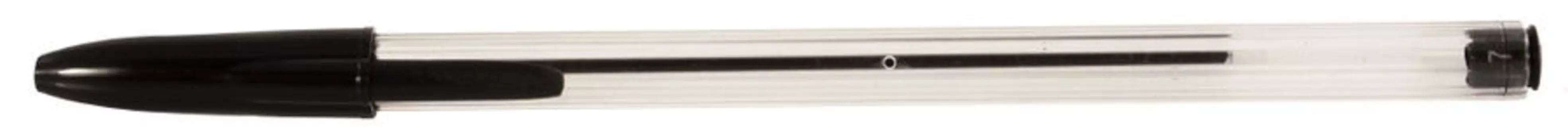 Ручка шариковая Buro 398937, черный, пластик, колпачок (398937)