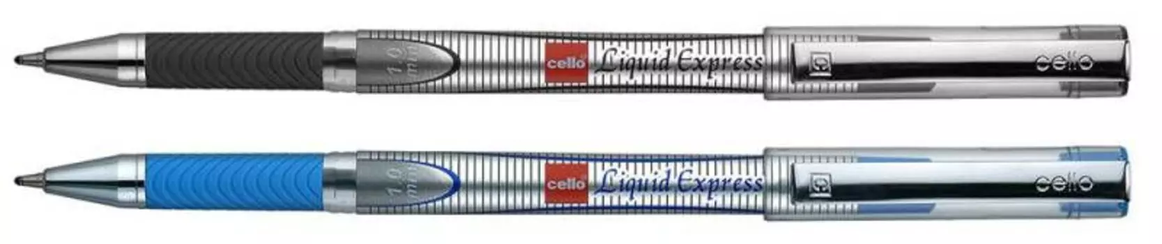 Ручка шариковая Cello Liquid Express, черный, пластик, колпачок, коробка (814147)