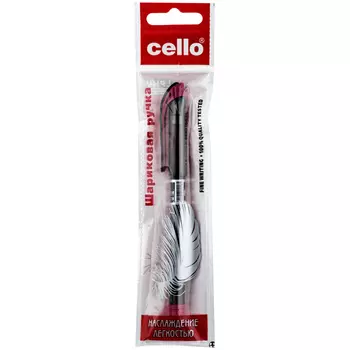 Ручка шариковая Cello MAXRITER XS TINTED, синий, пластик, колпачок, блистер (11636)