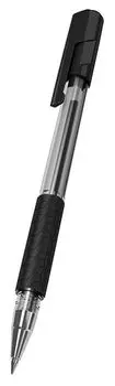 Ручка шариковая DELI Arrow, черный, пластик, колпачок (EQ01720)