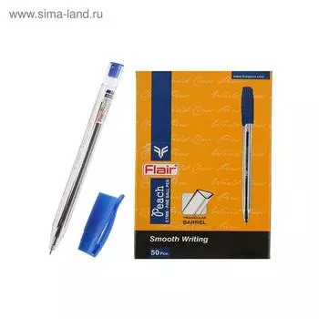 Ручка шариковая Flair PEACH F-1150, синий, пластик, колпачок (F-1150/син)