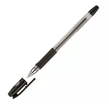 Ручка шариковая Pilot BPS-GP-EF-B, черный, пластик, колпачок (60858)