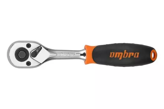 Рукоятка трещоточная Ombra 281403, 1/4", реверсивная (055765)