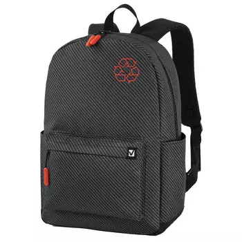 Рюкзак Brauberg ENERGETIC Recycle, вентилируемая, 1 отделение, черный (270796)