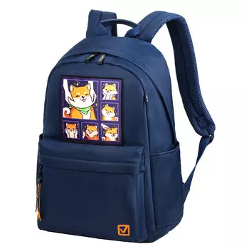 Рюкзак Brauberg FASHION CITY Funny dog, 1 отделение, синий (270809)