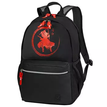 Рюкзак Brauberg FASHION CITY Samurai, 2 отделения, черный (270812)