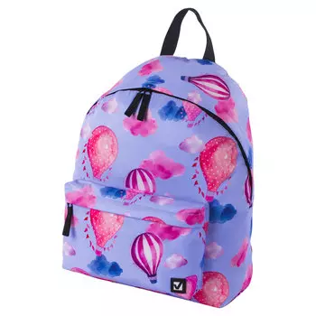 Рюкзак Brauberg сити-формат Воздушные шары, 1 отделение, мультиколор (228853)