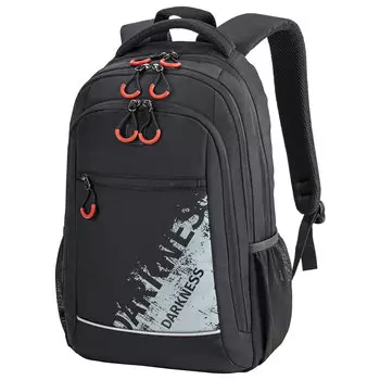 Рюкзак Brauberg URBAN Darkness, 3 отделения, черный (270754)