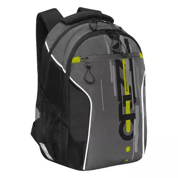 Рюкзак GRIZZLY RB ULTIMATUM, анатомическая, вентилируемая спинка, 2 отделения, серый/черный (RB-359-1/2)