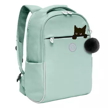 Рюкзак GRIZZLY RG-67 MINT, анатомическая, вентилируемая спинка, 2 отделения, мятный (RG-367-4/3)