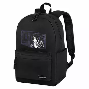 Рюкзак HEIKKI ENERGETIC Obanai, вентилируемая, 1 отделение, черный (272536)