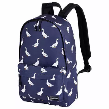 Рюкзак HEIKKI POSITIVE Ducks, 1 отделение, синий (272545)