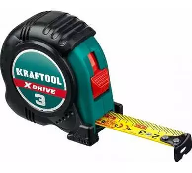 Рулетка 10 м x 2.5 см, KRAFTOOL X-Drive (34122-10)