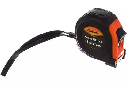 Рулетка 3м x 16мм, прорезиненный корпус, магнитная, Sparta Elastica 31311 (31311)