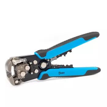 Съемник изоляции (стриппер) от 0.05 мм до 10 мм, обжим наконечников, резка провода, КВТ Профи WS-17 (84418)