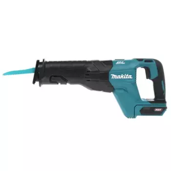 Сабельная пила Makita XGT JR001GM201, 96 Вт, аккумуляторная, подсветка, Li-Ion, 40 В, 4 А·ч, бесключевая замена оснастки, 2акб+з/у (JR001GM201)