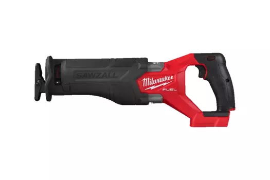 Сабельная пила Milwaukee M18 FUEL FSZ-0X, аккумуляторная, подсветка, Li-Ion, 18 В, бесключевая замена оснастки, поставляется без аккумуляторов и зарядного устройства (4933478293)