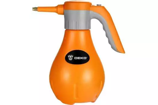 Садовый опрыскиватель DEKO DKSP14, ручной, аккумуляторный, бак 2 л, оранжевый (065-0952)