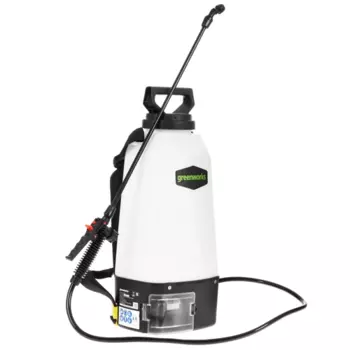 Садовый опрыскиватель Greenworks 5103507UA, ранцевый, аккумуляторный, бак 7.5 л, белый/черный (5103507UA)