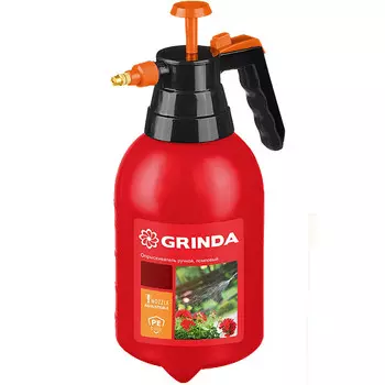 Садовый опрыскиватель Grinda PS-1, ручной, помповый, бак 1 л, красный (8-425057_z02)