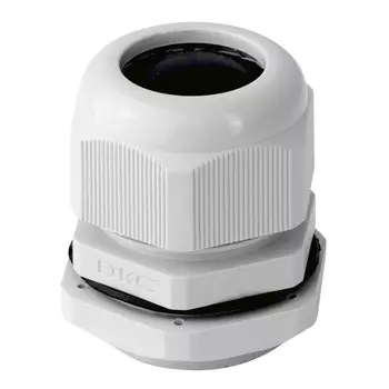 Сальник DKC PG9, диаметр кабеля 4-8мм IP68, пластик, серый (52600)