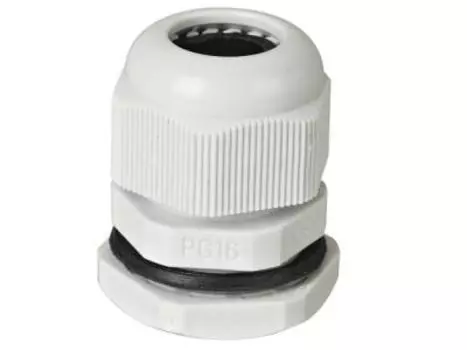 Сальник HLT PG42, диаметр проводника 33-40мм IP68, пластик, серый (083-01-13/083-01-013)