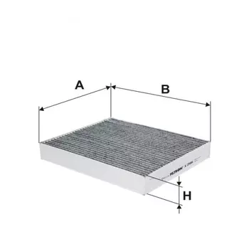 Салонный фильтр FILTRON, угольный для Ford (K 1348A)