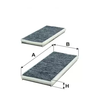 Салонный фильтр FILTRON, угольный для Mazda (K 1319A-2X)