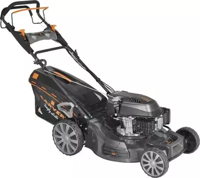 Самоходная газонокосилка Carver LMG-4256DMS, бензиновая, 4200Вт, 5.7 л.с, ширина скашивания 55.5см, высота скашивания 25мм-75мм, 98 дБ, объем травосборника 65л., 40.5кг, Индикатор накопления травосборника. Система самоочистки AutoWash. Самоходная система передвижения AutoMotive. Система измельчения травы для удобрения почвы Eco Clip (01.024.00023)