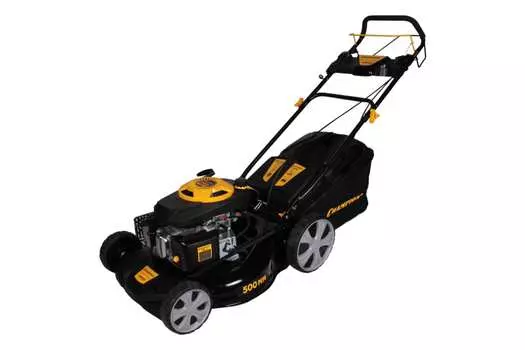 Самоходная газонокосилка Champion LM5131, бензиновая, 4.1, ширина скашивания 50см, высота скашивания 25мм-75мм, объем травосборника 60л., 33кг