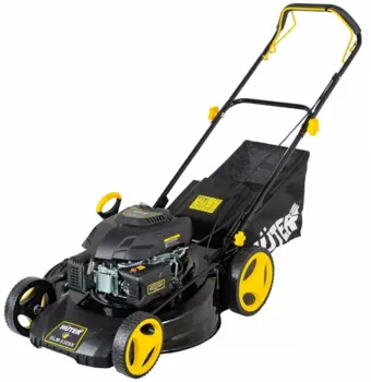 Самоходная газонокосилка Huter GLM-530SX, бензиновая, 6 л.с., ширина скашивания 53 см, высота скашивания 2.5 см-7.5 см, 96 дБА, объем травосборника 65л., 33 кг (70/3/16)