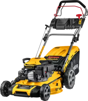 Самоходная газонокосилка STEHER GLM-510p, бензиновая, 6.5 л.с., ширина скашивания 51см, высота скашивания 25мм-70мм, объем травосборника 70л., 33кг (GLM-510p)