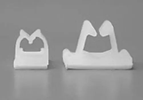 Самоклеящийся кабельный зажим Hyperline , 8.8мм x 1.08см, 100шт., для кабеля до 6мм, белый (HW-6AC)