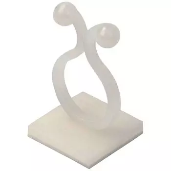 Самоклеящийся кабельный зажим Hyperline HW-8ABC д.16мм , площадка 20 x 20мм (100 шт)