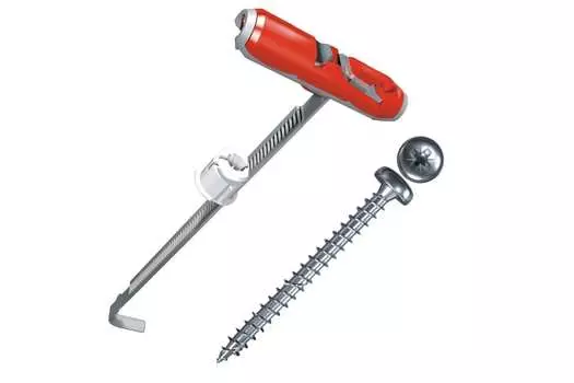 Саморез гипсокартон-дерево 5мм x 50мм, оцинкованное покрытие, серебристый, 25шт., Коробка, Fischer